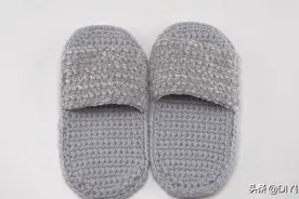 「毛线编织」简单拖鞋的钩织方法！图片