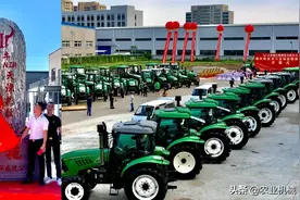 铁牛无人驾驶拖拉机下线，农机老字号天拖"铁牛”重装上市图片