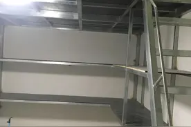 地下室隔层和货架图片