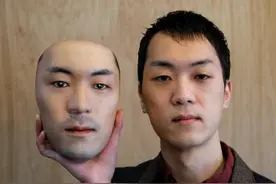 日本设计师用3D打印机制作人皮面具，既能防疫又能展现自我图片