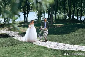 今天是迪士尼在逃公主童话森系婚纱照图片