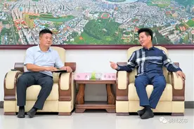 黄海韬会见广西龙源风力发电有限公司领导郭磊一行图片