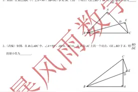 初中几何最值～线段比值(一)图片