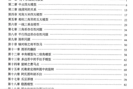 中考数学几何模型22个精选专题图片