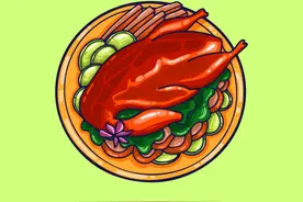 烧鸭鸡腿红烧肉，披萨薯条汉堡包，今天你吃饱了吗？图片