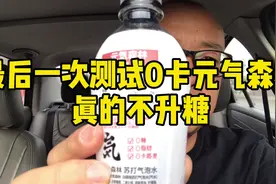 糖人杰：实测元气森林气泡水，真的不升糖视频封面