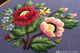 「刺绣作品」40个简单美观的刺绣图案，装饰衣物很有用图片