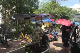地铁口电动车非法拉客，三部门回应将联合整治图片