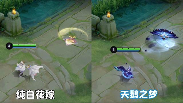 小乔“天鹅之梦”优化，对比史诗皮肤纯白花嫁，典藏果然是典藏