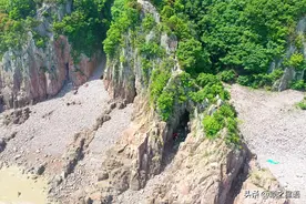 洋沙山景区关闭已六年，旁边隐秘的海岸风光，退潮后可以看到图片