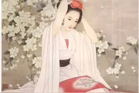 图文教程：重彩《执扇仕女》画法步骤图片