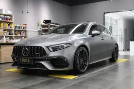 奔驰升级案例 | 21款奔驰A45升级RAYS g025锻造轮毂图片