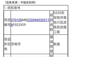 济南先行区G220改线工程勘察设计招标了图片