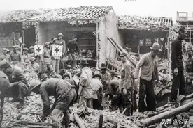 历史老照片：日军持续轰炸广州14个月，1938年广州沦陷图片