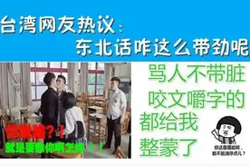 “当东北话遇到台湾腔！！”哈哈哈哈哈我笑到隔壁邻居报警图片