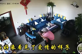 透过监控，我看到千里之外的爸妈在荡秋千图片