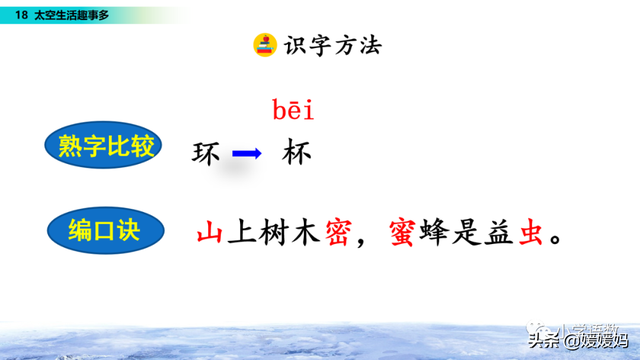 二年级下册语文课文18《太空生活趣事多》图文详解及同步练习