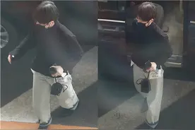 周震南风波后疑拎赠品包露面，工作行程似不受影响图片