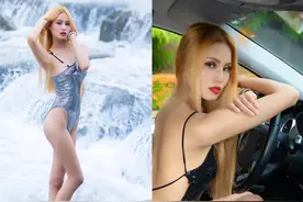 焦恩俊深夜晒女装照！戴假发红唇妆变身性感芭比图片