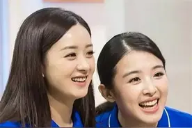 赵丽颖和张含韵关系很好，节目上常互怼，原来两人很早就同台过图片