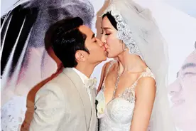 盘点娱乐圈“矮个子”男星娶高个老婆的6位明星图片