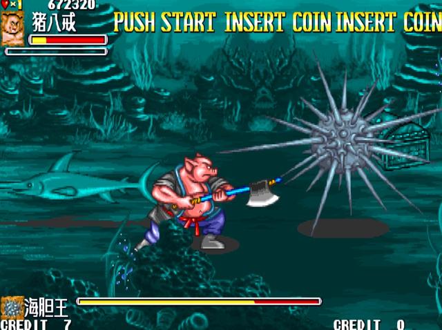 街机游戏《西游记》各个BOSS最忌惮的法宝，将伤害发挥到极致