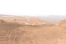 天水军民合用机场迁建工程建设紧锣密鼓图片