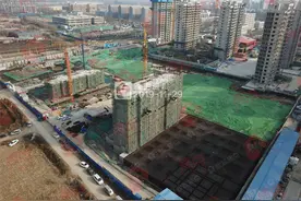 沧州保利拉菲公馆最新施工进度图航拍图片
