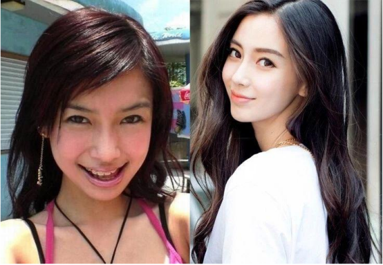 杨颖出道时照片曝光!整没整容一目了然,谁能想到这会是一个人?