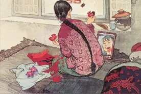《白毛女》喜儿与黄世仁的故事图片