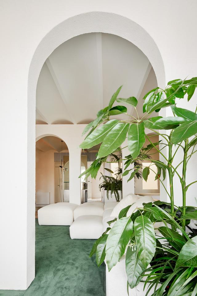 （案例）制约成就有趣的平面分割，系列弧形门公寓