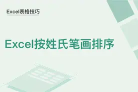 Excel表格技巧—Excel按姓氏笔画排序图片