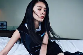 傅菁摩登时装大片释出，酷帅飒爽化身swag girl图片