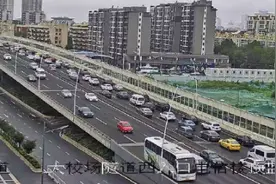 7月13日9:40南京路况，赛虹桥立交北口有车辆碰擦请注意避让图片