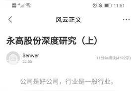 永高股份为什么要隐藏利润？图片