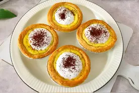 蛋挞好不好吃，挞液配方很关键，教你这样做，香甜顺滑比买的好吃图片