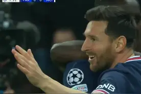开场7分钟，1-0！巴黎梦幻开局，梅西招呼队友庆祝，瓜迪奥拉黑脸图片