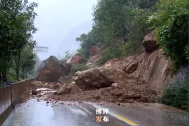 山体塌方！西汉高速佛坪连接线暂时封闭……图片
