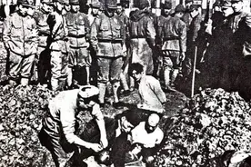 二战日军南京大屠杀，中国30多万人民，为什么不反抗？为什么？图片