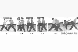 通背拳闪战格斗技法：躲闪敌进攻，拳脚连环、拳脚并用闪电反击图片
