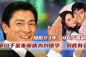 嫁刘德华是三生有幸？让朱丽倩隐形23年的刘德华，才是占了大便宜图片