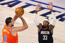 NBA季后赛！火箭队惜败雷霆队！大比分3-3！双方进入抢七图片