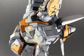 背着太阳炉，“双马尾”独角兽高达模型图片