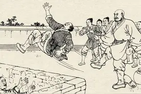 连环画水浒传27：鲁智深教训了泼皮无赖，又倒拔垂杨柳图片