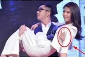 刘涛曾当众被“公主抱”，看到他的动作，网友：细节见人品图片