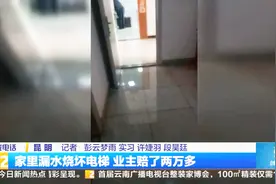 家里漏水烧坏电梯 维修费2万多~业主自己承担视频封面