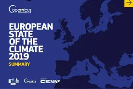 ECMWF发布2019年欧洲气候状况报告图片