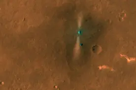 中国火星任务首次得到第三方独立确认，NASA卫星拍到祝融号火星车图片