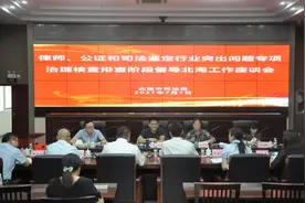 自治区司法厅行业治理督导组到北海市开展律师、公证和司法鉴定行业突出问题专项治理核查排查阶段督导工作图片
