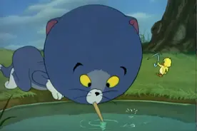 经典动画片-猫和老鼠之想学游泳（杰瑞鼠自由泳手把手教学）图片